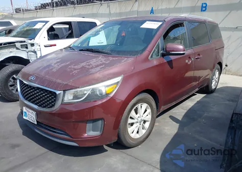 2016 Kia Sedona Lx from USA, damaged, VIN KNDMB5C14G6095196